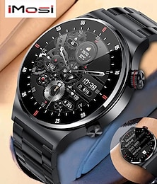 abordables -Montre Connectée 1.28'' Suivi de Fitness Appel Bluetooth Montre Intelligente avec Podomètre Moniteur de Sommeil Étanchéité IP67 pour Android iOS Hommes Femmes 46mm