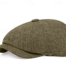 economico -Retrò Vintage Anni Ruggenti Anni 1920 Berretto Normale Il grande Gatsby Gangster Per uomo Per donna Capodanno Mascherata Vigilia di Capodanno Addio al Nubilato Festival Adulti Cappello Tutte le