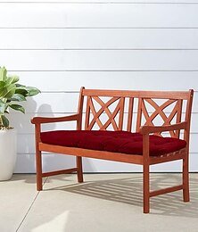economico -Cuscini per sedie da esterno, cuscini imbottiti in memory foam impermeabili per panca, altalena, divano a due posti, mobili da giardino 130*50