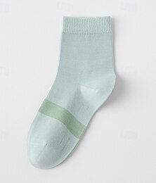 economico -Calzini Sportivi Calzini da tennis 1 Paio Per donna Calzini Traspirante Tennis Pallacanestro Corsa Jogging Pickleball Gli sport Blocco di colori Cotone Rosa Verde salvia Viola