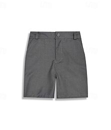 preiswerte -Kinder Jungen Kurze Hose Einfarbig Weich Komfort Kurze Hose Outdoor Täglich Schwarz Weiß Marineblau Mittlere Taille