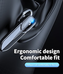 abordables -Auricular Bluetooth 5.2 M81 TWS Inalámbrico con Micrófono – Cancelación de Ruido HD Larga Duración de Batería Conexión de Doble Dispositivo Auricular In-Ear Ergonómico para Conducir/Trabajo/Llamadas