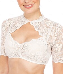economico -Oktoberfest Pizzo Blusa Dirndl Cameriera Bavarese Tedesco Monaco di Baviera Prati Per donna Feste Festa della birra Panno in stile tradizionale