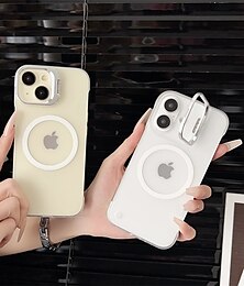 رخيصةأون -جراب هاتف مغناطيسي لهاتف iPhone 16 Pro Max / 15 Pro Max - غطاء خلفي شفاف، متوافق مع MagSafe، شحن لاسلكي، كمبيوتر مقاوم للصدمات، امتصاص مغناطيسي