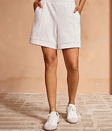 abordables -Femmes Short de Golf Ivoire Shorts Vêtements de golf pour femmes, tenues, vêtements