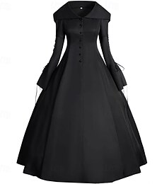 abordables -Rococo Victorienne 18ème Siècle Robe Costume de fête Bal Masqué Manche Volants Marie-Antoinette Robe de bal Femmes Royal Carnaval Mascarade Carnaval Performance Soirée & Fête Adulte Robe