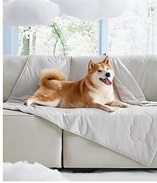 baratos -cobertor refrescante para cães grandes, lavável, fresco ao toque, cobertor para cama, cobertor refrescante macio e leve para cães, ajuda seu animal de estimação a dormir bem no verão