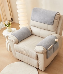 abordables -Funda de reposabrazos, protector de sillón reclinable, funda protectora de muebles, bolsillo lateral de almacenamiento, funda elástica para reposabrazos de sillón reclinable, silla, sofá