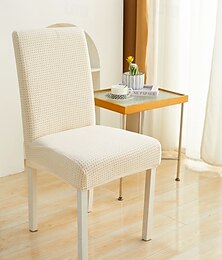 economico -Fodera elastica per sedia da pranzo, fodera per sgabello da bar, fodera per sedia da pub, fodera per sedia da bar, fodera per sedia da bar, fodera sfoderabile per sedia, tessuto jacquard con fondo