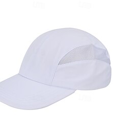 abordables -Gorra de Béisbol Gorra de tenis Hombre Casquillo Color sólido Clásico Moda Transpirable Secado rápido para Tenis Béisbal Corriendo Verano Negro Blanco Amarillo