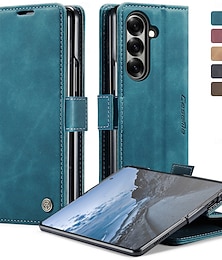 economico -telefono Custodia Per Samsung Galaxy Piegatura a Z 7 Custodia a Flip Cavalletto TPU Pelle PU