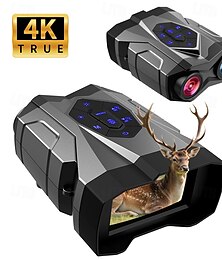 economico -Binocolo per birdwatching, binocolo transfrontaliero, visione notturna, zoom 4k 16x, raffica a infrarossi, foto e video HD