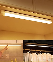 economico -Striscia luminosa intelligente con sensore di movimento, con ricarica USB, adatta per scrivanie, corridoi, scale, ingressi, scarpiere, armadi e bagni, illuminazione notturna.