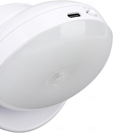 economico -Luce notturna a LED con sensore di movimento, lampada da parete a induzione ricaricabile con rotazione a 360 gradi, lampada da parete a LED per scale, armadio, corridoio, camera da letto