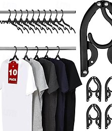 お買い得  -旅行用ハンガー クルーズ船の必需品 旅行の必需品 ポータブル クルーズの必需品 スーツケース用折りたたみハンガー RV キャンプ 飛行機