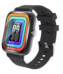 お買い得  -h13 スマートウォッチ 1.85インチ 心拍数・血圧計 スマートウォッチ 低消費電力 インテリジェント 歩数計 スポーツ通話 スマートウォッチ