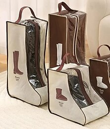 זול -חבילה של 4 שקיות אחסון מגפיים גבוהות רב פעמיות, מארגן נעליים תלוי ועמיד לאבק לנעלי ספורט גבוהות