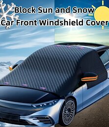 economico -Parasole estivo per auto e telo rinfrescante universale antipolvere e antineve, isolamento termico per cofano auto