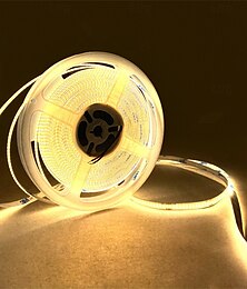 billiga -10m COB LED-remsa 320 lysdioder/m 16,4 fot högdensitets flexibelt tejpband 3000-6500k RA90 LED-lampor DC 24V