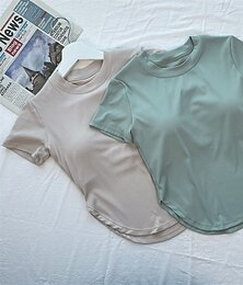 halpa -Naisten Joogarintaliivit Pilates-rintaliivit Urheiluliivi Hyvä alkuun Hengittävä hikeä imevä Langaton Tyydykkeiden kanssa Yksivärinen / yksivärinen Urheilu Urheiluvaatteet Musta Keltainen Kuntosali