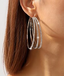 abordables -Femmes Boucles d'oreilles pendantes Tropical Joie Tropical Des boucles d'oreilles Bijoux Argent / Dorée Pour Soirée