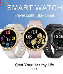 economico -M55 Orologio intelligente 1.27 pollice Orologio da Corsa Fitness Smartwatch Bluetooth Timer Promemoria chiamata Monitoraggio frequenza cardiaca Promemoria sedentarietà Trova il mio dispositivo