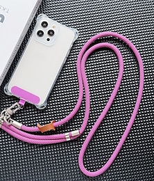 זול -טלפון מגן עבור Apple AirTag שיאומי סמסונג גלקסי אוניברסלי עם שרוך עם רצועת יד פּוֹלִיאֶסטֶר