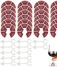 abordables -Juegos de beber divertidos para adultos con vino sin girar, 24 piezas de juego de copas de vino para fiestas, noches de juegos para adultos, juegos de despedida de soltera, juegos de beber para