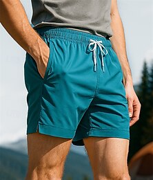 preiswerte -Herren Laufshorts Sportshorts Außen Normale Passform Wasserdicht Winddicht Schnelltrocknend Leicht Shorts Elastischer Bund Weiß Armeegrün Angeln Golfspiel Laufen S M L XL XXL