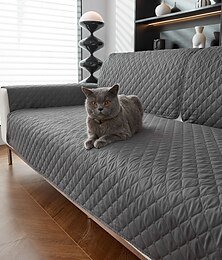 economico -Copridivano antiscivolo da 1 pezzo - classico tessuto in poliestere trapuntato, per divani da 1 a 4 posti, perfetto per soggiorno, ufficio, camera da letto o uso esterno (braccioli) &schienale non