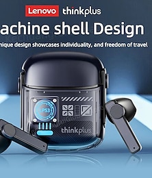 abordables -Écouteurs sans fil Bluetooth 5.4 Lenovo LP53, design mécanique, casque de jeu TWS, réduction du bruit, écouteurs de sport, longue durée de veille, neufs