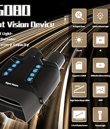 abordables -Vidéo ultra HD 4K &Lampe de poche tactique avec images 40 MP, zoom numérique 8x, carte 32 Go, chargement USB, capteur CMOS pour la Saint-Valentin, Thanksgiving, Noël, Nouvel An, fête des pères