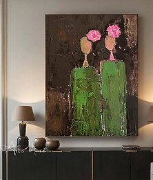 preiswerte -handgefertigtes Ölgemälde auf Leinwand, Wandkunst, Dekoration, abstrakte Figuren für die Inneneinrichtung, gespannter Rahmen, hängendes Gemälde/gerolltes rahmenloses, ungedehntes Gemälde