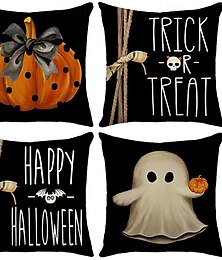 economico -1 pezzi Poliestere Copricuscino, Halloween Quadrato Cerniera Tradizionale Classico