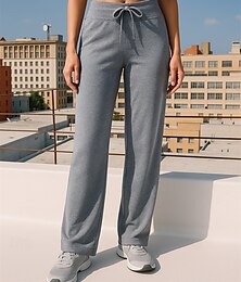 abordables -Hombre Pantalones para correr Pantalones al aire libre Cintura elástica Correa Pantalones / Sobrepantalón Deporte Casual Protección Solar Ligero Transpirable Tenis Correr Corriendo Ajuste regular