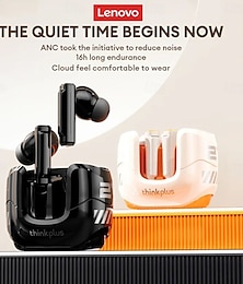 abordables -Auriculares originales Lenovo LP27 con Bluetooth 5.4, cancelación de ruido ANC, Smart Touch para llamadas manos libres, deportivos.