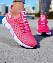 levne -Dámské tenisky flyknit – prodyšná ležérní sportovní obuv pro outdoorové aktivity i každodenní nošení