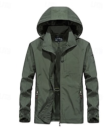abordables -Hombre Chaqueta para exteriores Chaqueta para senderismo Impermeable Al aire libre Impermeable Resistente al Viento Templado Transpirable Trajes de senderismo Ropa de senderismo Primavera Otoño