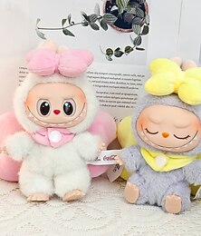ieftine -Set de haine pentru păpuși de 17 cm haine de modă ForLabubu accesorii ținută potrivită pentru păpușa de 6,69 inch (17 cm) îmbrăcăminte din bumbac moale înlocuire fără păpușă DOAR haine