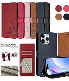 お買い得  -電話 ケース 用途 サムスンのギャラクシー iPhone 16 Pro Max プラス iPhone 16 iPhone 16プラス iPhone 16 Proマックス iPhone15 iPhone 15 Pro Max iPhone 15 14 Pro Max Plus ウォレットカードケース スタンド付き ジッパ－ 全身保護 レトロ風 TPU PUレザー