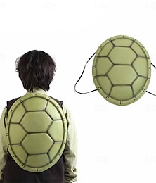 economico -Costume di Halloween in guscio di tartaruga, accessorio per travestimenti in guscio di tartaruga leggero in EVA per bambini o adulti, attrezzatura per spettacoli di cosplay e feste.