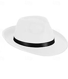 preiswerte -Hüte Woll-Acryl Fedora-Hut Hochzeit Lässig Vintage Mit Unifarbe Kopfschmuck Kopfbedeckung