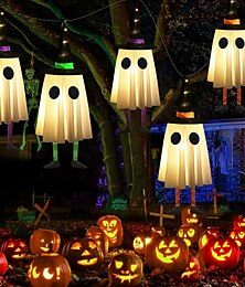 economico -3 luci decorative da esterno di Halloween da 60 cm, con cappello da strega luminoso e gambe lunghe, per esterni e interni, per feste di Halloween, appese su albero, tetto, parete, atmosfera festosa, luce decorativa a tre batterie a bottone.
