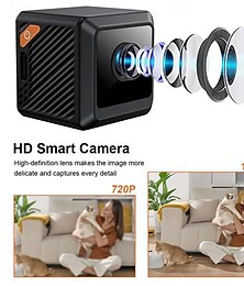 economico -Mini telecamera 1080p hd 140 monitor wifi monitor remoto telecamera per bambini animali domestici batteria integrata visione notturna sicurezza domestica intelligente l'app supporta un massimo di 256