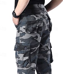 abordables -Hombre Pantalones cargo Pantalones para senderismo pantalones de senderismo Color Camuflaje Al aire libre Ajuste regular Impermeable Resistente al Viento Secado rápido Ligero Pantalones