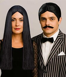 preiswerte -Die Addams Familie Perücke Rubie's Erwachsene Die Addams Familie Erwachsene Perücke Halloween Perücken