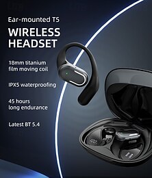 preiswerte -Kabelloses Headset, 75 Stunden Bluetooth 5.4, Sport-Headset, Stereo-Subwoofer, Over-Ear-Ohrhörer, ENC-Mikrofon mit Geräuschunterdrückung, wasserdichtes IPX7-Headset, ideal für Fitness/Laufen