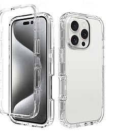 Χαμηλού Κόστους -τηλέφωνο tok Για Apple AirTag iPhone 16 Pro Max Plus iPhone 15 14 Pro Max Plus iPhone 13 Pro Max Πίσω Κάλυμμα Διαφανής Ανθεκτική σε πτώσεις TPU PC