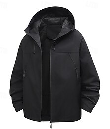 abordables -Hombre Cortavientos Chaqueta Chaqueta para senderismo Impermeable Al aire libre Impermeable Resistente al Viento Trajes de senderismo Ropa de senderismo Primavera Otoño Camiseta Camping / Senderismo