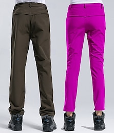 abordables -Mujer Pantalones para senderismo pantalones de senderismo Al aire libre Ajuste regular Impermeable Resistente al Viento Ligero Prendas de abajo Bolsillo con cremallera Gris oscuro Violeta Corriendo